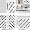 ARMOIRE DE RANGEMENT MURAL MARRON ET BLANC thumb 11