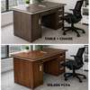 TABLE BUREAU 1m40 AVEC CHAISE thumb 0
