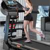 Tapis roulant électrique compact noir avec écran digital thumb 0