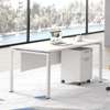 Plateau de table avec boîtier de câbles thumb 0