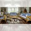 Salon classique royal gris clair et doré 5 places thumb 9