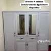 Armoire marron blanc et gris thumb 1