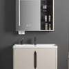 Meuble salle de bain miroir robinet noir thumb 8
