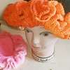 Chapeau froufrou en crochet thumb 0