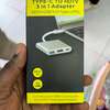 Adaptateur USB-C 3 en 1 4K gris argenté compact thumb 0