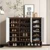 Armoire à chaussures de rangement en bois thumb 1