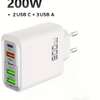 Chargeur USB rapide GaN 200W à 5 ports thumb 14
