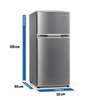 REFRIGERATEUR SHARP VERTICAL 2PORTES GRIS SJDC240HS2 thumb 3