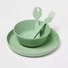 Kit repas enfant (bols, assiettes, cuillères, fourchettes) thumb 4