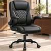 fauteuil de bureau noir ou Marron avec soutien lombaire thumb 0