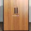 Armoire rangement bois serrure double porte thumb 1