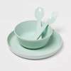 Kit repas enfant (bols, assiettes, cuillères, fourchettes) thumb 2