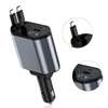 Chargeur voiture USB double port type-C avec affichage thumb 0