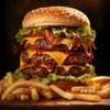 Burger double cheddar steak grillé frites croustillantes thumb 4
