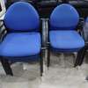 Chaises empilables bleu métal noir confort durable thumb 1
