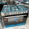 Cuisinière gaz inox 5 feux avec four intégré thumb 0