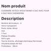 Cuisinière gaz 4 feux noir inox four intégré thumb 1