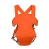 Porte-bébé ventral orange vif confort et sécurité thumb 1