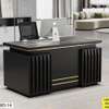 Bureau  140cm Noir Doré Design Contemporain thumb 1