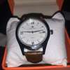 Hush Puppies montre cuir marron cadran blanc quartz thumb 0