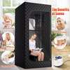 Cabine sauna portable électrique avec siège pliable thumb 4