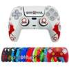 Manette PS5 God of War édition limitée blanche rouge thumb 0