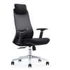 FAUTEUIL DOSSIER HAUT EN MAILLE 671AB NOIR thumb 2