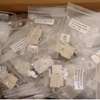Plaques frontales Keystone RJ45 lot blanc standard thumb 1