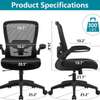 Chaise bureau ergonomique noir réglable thumb 3