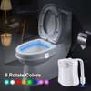 Veilleuse 8 led de toilette à capteur de mouvement thumb 1