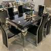 F6031 ensemble table 150cm + 6 chaises bois chromé thumb 10