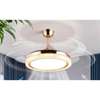 Ventilateur de plafond lustre en cristal rétractable. thumb 0