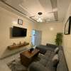 Chambre complète moderne lit double bois foncé LED thumb 3