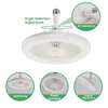 Ventilateur plafond LED blanc compact E27 thumb 4