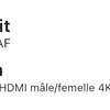 Adaptateur Câble Mini HDMI Mâle vers HDMI Femelle 4K 60Hz  ) thumb 2