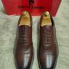 Pierre Cardin chaussures cuir noir classiques habillées thumb 2