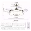 Ventilateur de plafond LED 42 pouces – thumb 3