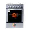 CUISINIERE ASTECH 4FEUX 60X60 A GAZ AVEC FOUR A GAZ INOX MIS thumb 0
