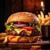Burger double cheddar steak grillé frites croustillantes thumb 2