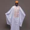Boubou homme blanc brodé taille unique léger thumb 0