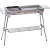 Barbecue charbon en inox, pliant et transportable thumb 0