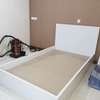 Lit simple blanc design moderne 90x190 cm thumb 0