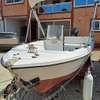 Bateau moteur open 4,5 m blanc / Bleu 50 CV thumb 0