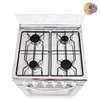 CUISINIERE ASTECH 4FEUX 60X60 A GAZ AVEC FOUR A GAZ INOX MIS thumb 3