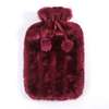Bouillotte avec housse en peluche douce – 2 litres thumb 1