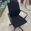 Chaise bureau ergonomique noire réglable avec roulettes thumb 6