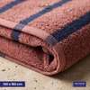 serviettes de bain 100x180 cm coton rose thumb 0