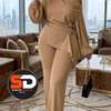 Robe longue rose vif volants grande taille été thumb 8