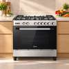 CUISINIERE MIDEA 5FEUX 90X60 A GAZ INOX 90LMG5G028I thumb 0