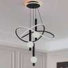 Suspension design noir et blanc multi-lumières moderne thumb 0